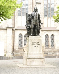 Bach Statue in front of the Thomaskirche